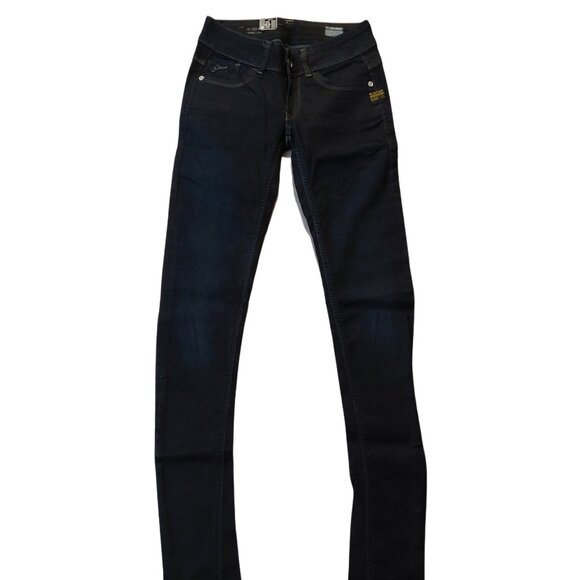 Retro Vintage G-Star Raw Lynn Skinny Comfort Comet Denim Jeans Pants Sz 25 NWT - Picture 3 of 14